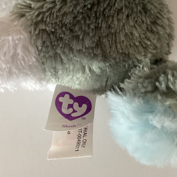 2 Kids Ty Beanie Boo Soft Toys Stuffed Animals Pink Koala & The Husky Dog - Picture 4 of 4